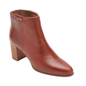 Rockport Camdyn Waterproof ankle boots brown Sz 7.5 Wide